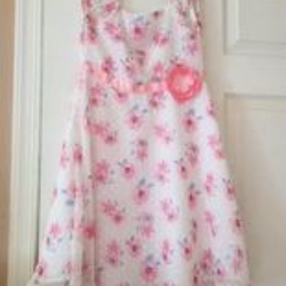Girl Spring Floral Dress Sz 10
